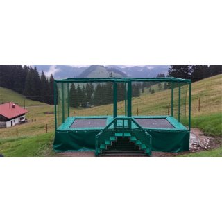 Trampolinanlage Small - Feld größe 265 x 265 cm