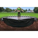 Akrobat Primus FLAT Trampolin Schwarz Rund