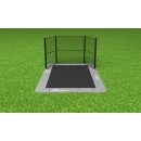 Akrobat Primus FLAT Trampolin Grün Rund