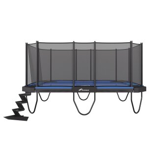 Akrobat XCITYX Trampolin Blau/Schwarz